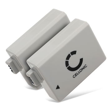 2x Bateria Canon LP-E5 1020mAh - LP-E5, Batería recargable para camaras Canon EOS 1000D EOS 500D EOS 450D EOS Rebel XS