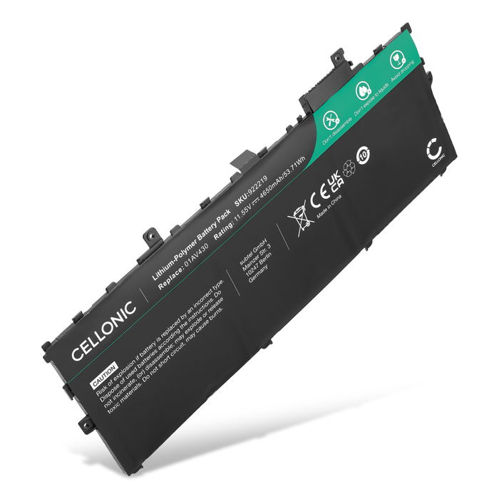 Batería para Lenovo SB10K97587, SB10K97587 de subtel®], 4650mAh, Litio Polímero
