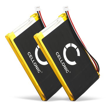 2x Bateria TomTom AHL03714000,VF8 1300mAh - , Batería larga duración para GPS TomTom GO 530, GO 630, GO 720, GO 730, GO 930, Traffic, SatNav