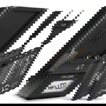 2x Bateria para cámaras Sony RX100 III IV V FDR-X3000 DSC-RX100 DSC-HX60 -HX400V -HX90V -HX80 -H400 DSC-WX50 - ACC-TRBX 1090mAh + Cargador rápido NP-BX1 Baterías recargables