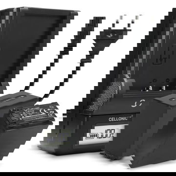 Pack de 2x Bateria AC-VQV10 BC-TRV 3300mAh + Cargador rápido NP-FV100 - 2x Batería para Cámaras de Vídeo Sony FDR-AX33, Sony CX625, Sony CX250, Sony AX100, Sony CX270, Sony CX260