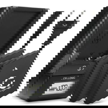 2x Bateria para Nikon D3100, Nikon D3300, Nikon D5600, Nikon D5200, Nikon D5300, Nikon D3200, Nikon Df, Nikon D3500, Coolpix P7000 - 2x Batería para Nikon EN-EL14 EN-EL14a 1050mAh + Cargador rápido MH-24