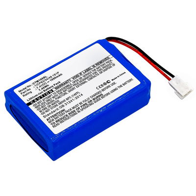 Bateria CTMS 1ICP62/34/48 1S1P 1000mAh - , Batería recargable para CTMS Eurodetector