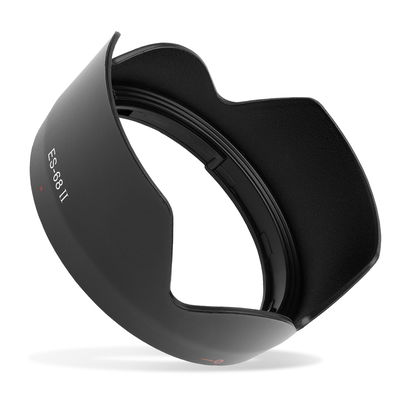 ES-68 II Ø 49mm Parasol de Cámara para Canon EF 50mm f/1.8 STM – Plastic Bayoneta Flor / Tulipán / Pétalo - Parasol de CELLONIC