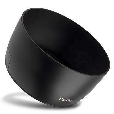 ES-79 II Cámara Parasol para Canon EF 80-200mm f/2.8L, EF 85mm f/1.2L II USM, EF 85mm f/1.2L USM – Plastic bayoneta Circular / Cilíndrico Parasol de CELLONIC