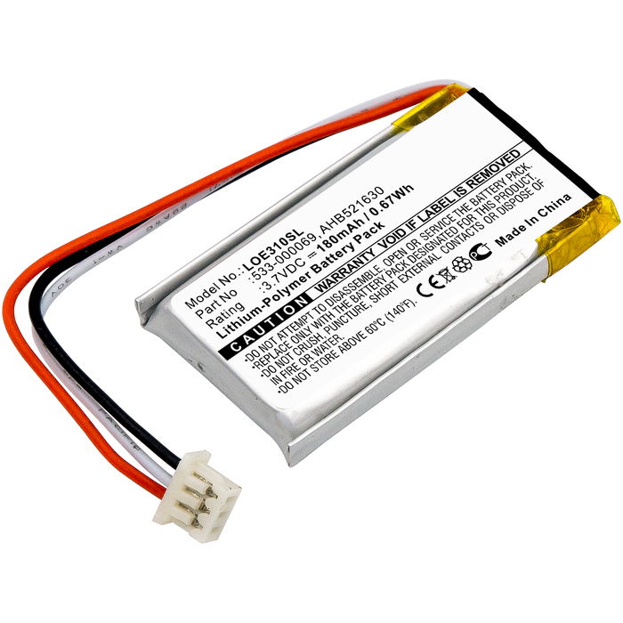 Logitech G Pro Wireless Batería 180mAh 3.6 - 3.7V de subtel