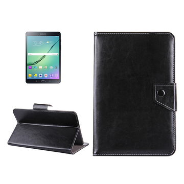 Funda para 8" Tablets - Cuero artificial, negro Funda