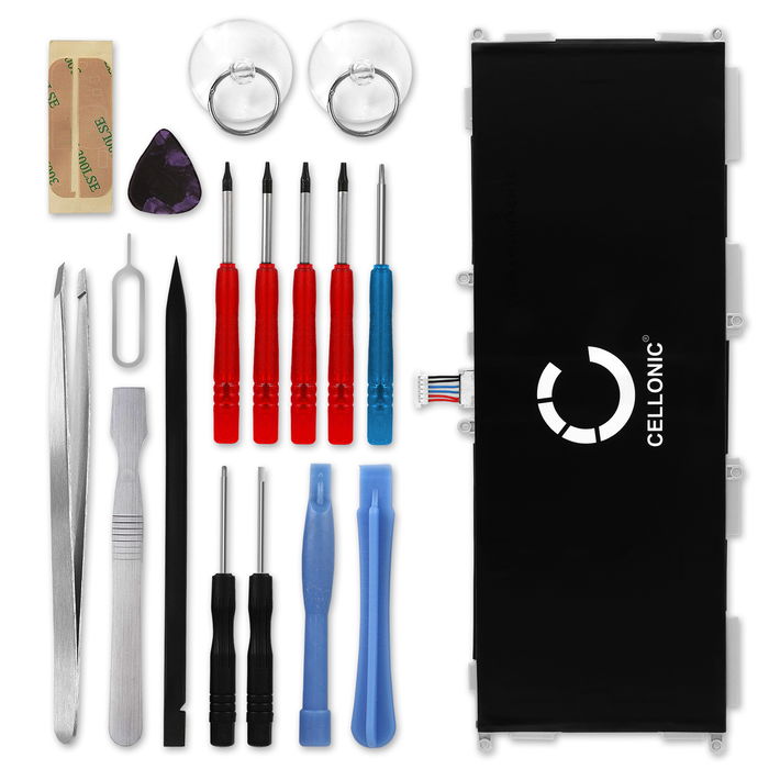 EB-BT530FBU Battery for Samsung Galaxy Tab 4 10.1 (SM-T530/SM-T531/SM-T533/SM-T535) Tablet Battery Replacement - 6000mAh + Tool-kit 17pcs