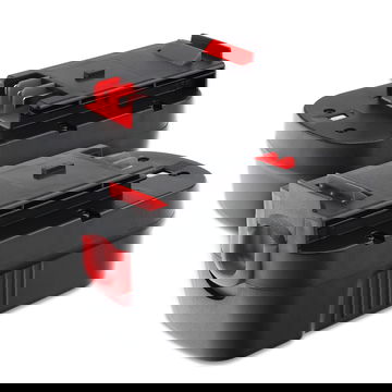 2x Bateria Black & Decker A18, 244760-00, A1718, A18E, HPB18, HPB18-OPE 3Ah - A18, A18E, FSB18, Batería recargable para herramientas Black & Decker Firestorm FS18/FS1800/FS1800CS/FS1800D