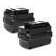 2x Battery 3000mAh