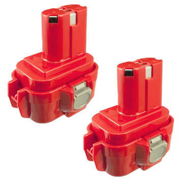 2x Battery for Makita BMR100, 6222d, 6261D, 6207D, 6204D, 6226D, 6260D Cordless Tools - 3Ah 9.6V NiMH 9120,9120, 9134, 9135,9133, 192638-6, 9102 Battery Replacement