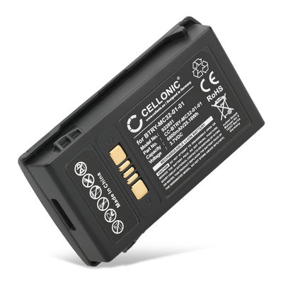 Batería para lector QR Zebra MC3200, MC32N0, MC32N0-S Motorola MC3200, MC32N0, MC32N0-S, Symbol BTRY-MC32-52MA-10, MC32N0-S 6800mAh 3.7V de CELLONIC