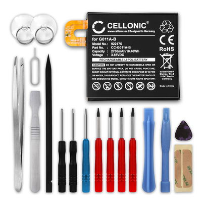CELLONIC Phone Battery Replacement for Google Pixel 2 + 17-Tool Phone Repair Kit - G011A-B 2700mAh