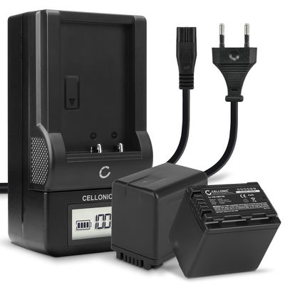 2x Bateria de litio Panasonic VW-VBT190 / VW-VBT380 / VW-VBK360 4040mAh + Cargador rápido VW-BC10 para camaras Panasonic HC-V180 HC-V770 HC-V777 HC-VX980 HC-VXF990 HC-VX870 HC-VXF990