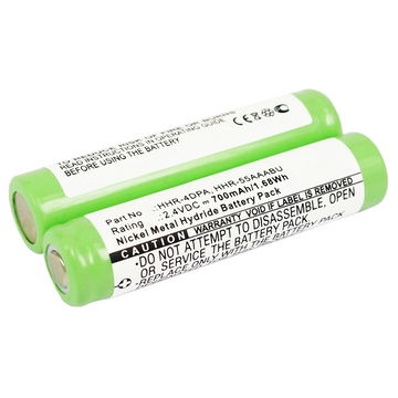 Battery for Panasonic KX-TG1031S, KX-TG1032, KX-TG1033, KX-TG1034, KX-TG1043, KX-TG1061, KX-TG1062 HHR-55AAAB (700mAh, 2.4V) from CELLONIC