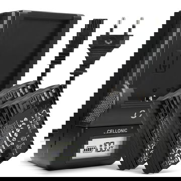 2x Batería para Canon 70D, Canon 5D Mark IV, Canon 80D, Canon 7D, Canon 5D Mark II, Canon 60D, Canon Mark III, Canon 5DSR, Canon 5DS, Canon 6D - 2x Batería para Cámaras Canon LP-E6 / LP-E6NH 2000mAh + Cargador rápido LC-E6 CBC-E6