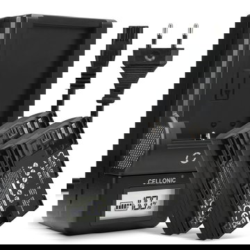 2x LP-E6 LP-E6N Camera Battery + Charger Set for Canon EOS 5D Mark II III IV 5DS R 60D 60Da 6D Mark II 70D 7D Mark II 80D EOS R WFT-E7 2000mAh Replacement Battery LC-E6 CBC-E6 LCD Smart Charger