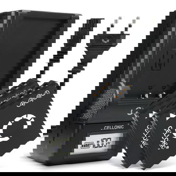 2 Baterías para Panasonic Lumix DMC-TZ10, Lumix TZ30, Lumix TZ8, Panasonic TZ25, Lumix TZ7, Lumix TZ20, Lumix TZ18 - 2x Bateria para Cámaras Panasonic DMW-BCG10E de 890mAh + Cargador rápido DE-A66