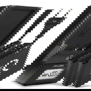 2x Bateria para cámaras Panasonic Lumix DMC GX80 LX100 GF6 GX7 TZ80 TZ101 TZ202 TZ81 DMWBLG10E - DMW-BLE9 DMW-BLG10 980mAh + Cargador rápido DE-A98A DE-A99B Baterías recargables