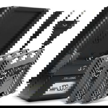 Pack de 2x Batería para Canon PowerShot G7, Canon G9, Canon 400D, Canon 350D, Canon MD101, Canon S45, Canon Rebel Xti - 2x Batería para Cámaras Canon NB-2L NB-2LH BP-2L5 700mAh + Cargador rápido CB-2L CBC-NB2