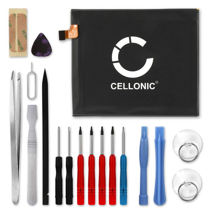 CELLONIC Phone Battery Replacement for ZTE Axon 7 / Axon 7 Premium / Blade Spark (Z971) / Blade V8 Pro + 17-Tool Phone Repair Kit - Li3931T44P8h756346 3100mAh