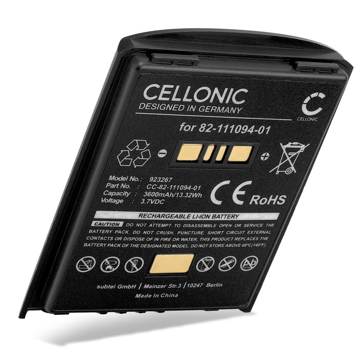 Motorola Symbol 82-111094-01 Batería 3600mAh 3.6V - 3.7V de CELLONIC