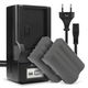 2x Batería 2000mAh+ Cargador