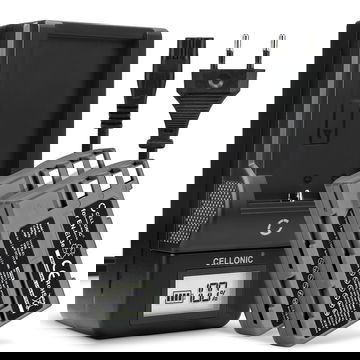 2x Bateria para cámaras Nikon D300S D300 D100 D200 D50 D70 D700 D70s D80 D90 D900 - EN-EL3 EN-EL3e EN-EL3a 1600mAh + Cargador rápido MH-18a Baterías recargables