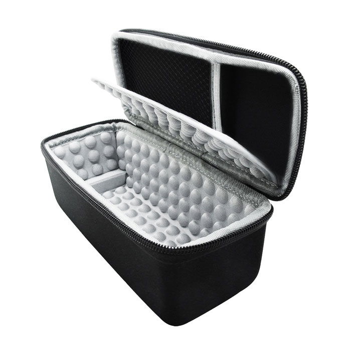 subtel Soft Case for JBL Flip 1 Flip 2 Flip 3 Flip 4 Flip 5 Speaker Travel Bag w/ Strap & Cable Storage Pocket – Protective Shockproof Water Resistant Carry Cover - Black