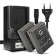 2x Battery 1140mAh+ Charger