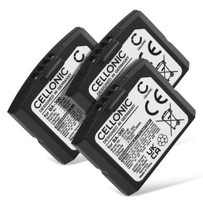 3x Batería Sennheiser BA 300 / BA300 150mAh - Baterías de litio para auriculares inalámbricos TV Sennheiser RR 840, RR 4200, HDI 830, RI 830, RI 900, RI 410 (IS 410), EKI 830, RR 842 TV