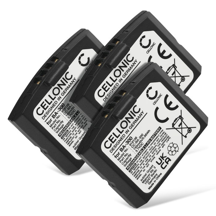 3x Sennheiser RR 4200 Battery 150mAh from CELLONIC