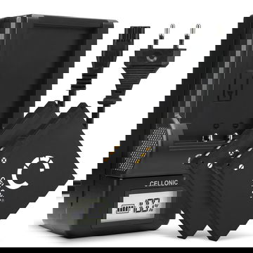 2x Bateria para cámaras Panasonic Lumix DMC-SZ10 SZ3 SZ8 SZ9 DMC-FS50 DMC-XS1 XS3 DMC-F5 DMC-FH10 - DMW-BCL7 DMW-BCL7e 600mAh + Cargador rápido Baterías recargables