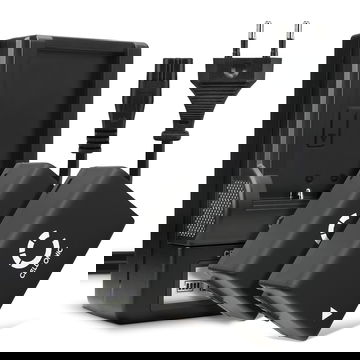 2x Bateria para cámaras Panasonic Lumix DC-FZ82 DMC-FZ72 FZ70 DMC-FZ100 FZ150 DMC-FZ45 FZ40 FZ47 FZ48 DMC-FZ62 FZ60 - DMW-BMB9E 800mAh + Cargador rápido Baterías recargables