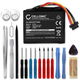 1x Batería 1000mAh + Juego de herramientas
