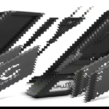 2x Bateria para cámaras Panasonic Lumix DMC-FT30, -FT25, DMC-FS45, -FS40, -FS35, DMC-SZ7, -SZ1, DMC-FX90 - DMW-BCK7 NCA-YN101H 700mAh + Cargador rápido DE-A92A Baterías recargables