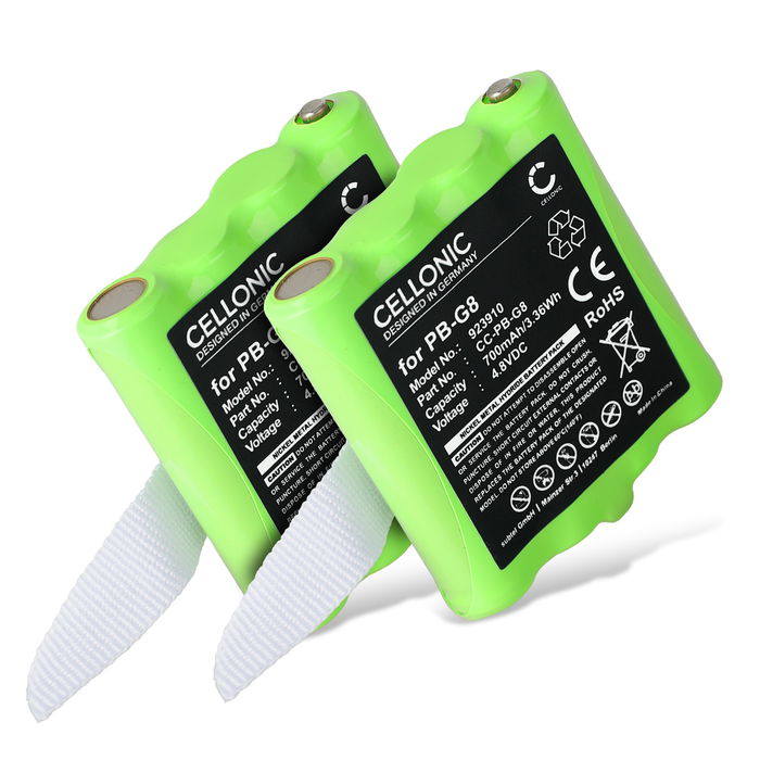 2x Midland M99 Plus Batería 700mAh 4.8V de CELLONIC