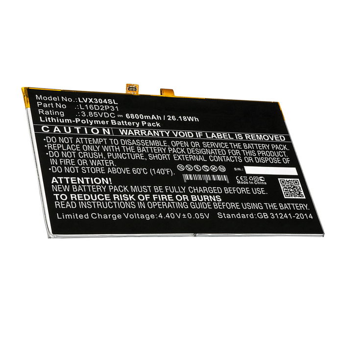 Lenovo L16D2P31 Batería 6800mAh 3.85V de subtel