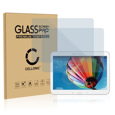 2x Protector de pantalla tablet Samsung Galaxy Tab 3 10.1 (GT-P5200 / GT-P5210 / GT-P5220) de CELLONIC - (Calidad HD / 2.5D / 0.33mm / 9H), Tablet Screen protector, Tempered glass, Cristal templado