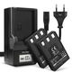 2x Battery 850mAh + Charger