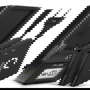 2x Bateria para cámaras Canon EOS M50, EOS M100, EOS 100D, PowerShot SX70 HS - LP-E12 820mAh + Cargador rápido LC-E12 Baterías recargables