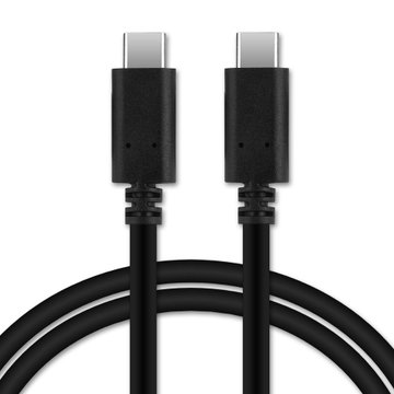 Cable USB para notebooks Acer Spin 5 / Spin 7 / Swift 7 / Chromebook 14 / R13 - Cable de Carga y Datos 3.1 Gen 1 1,0m 3A (PD-60W) negro PVC