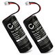 2x Battery 1350mAh