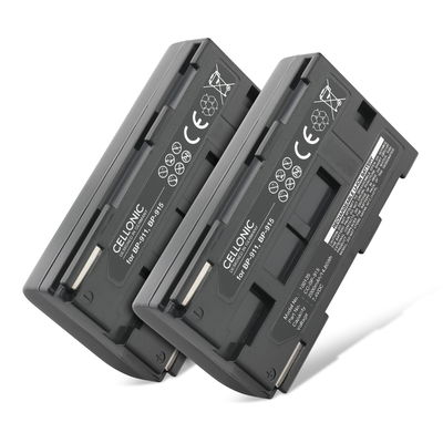 2x Batería para Canon XF100 G2000 G1000 XF105 XL1s XL1 XL2 XH-A1 BP-915 BP-945 BP-930 BP-911 BP-941 BP-927 BP-924 BP-914 (2000mAh, 7.4V) de CELLONIC