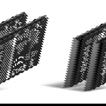 2x Bateria Kodak 1400mAh - KLIC-5001, Batería recargable para camaras Kodak Easyshare DX6490 DX7440 DX7590 DX7630 P850 P880