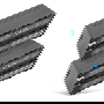 2x Batería para Sony HXR NX 100, NEX FS700R, FS700RH, HVR-Z1, HVR-V1 10050mAh USB-Out 2.4A de CELLONIC