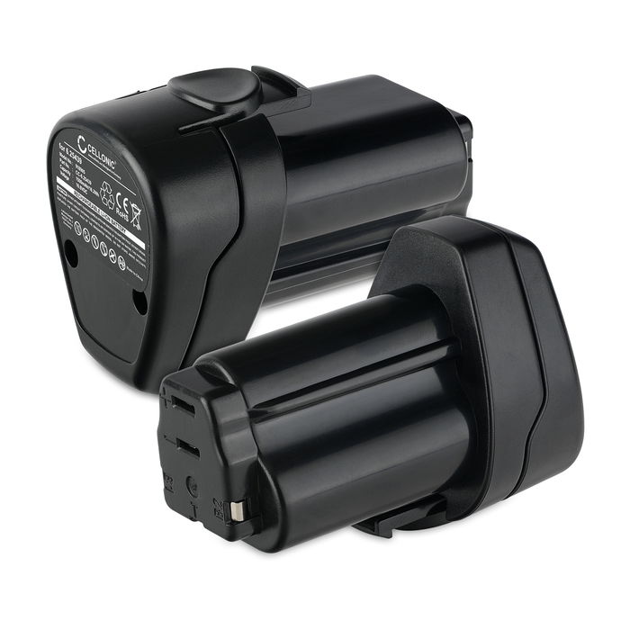 2x Bateria Metabo 6.25439, 625439000 1.5Ah - 6.25439, 625439000, Batería recargable para herramientas Metabo Powermaxx BS/ BS Basic/ BS Quick/ BS Quick Pro/ ASE, KPA 10.8 600