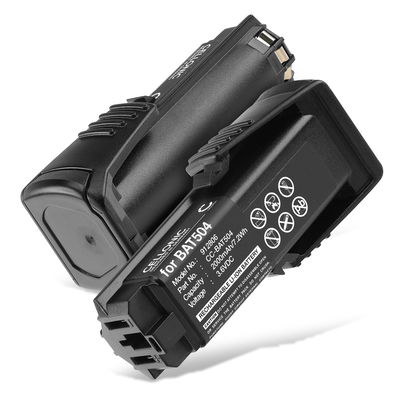 2x Batería para herramientas Bosch GSR Mx2Drive, GSR Prodrive, PS10, SPS10, SPS 10-2, 36019A2010, BAT504 2000mAh 3.6V Li Ion de CELLONIC