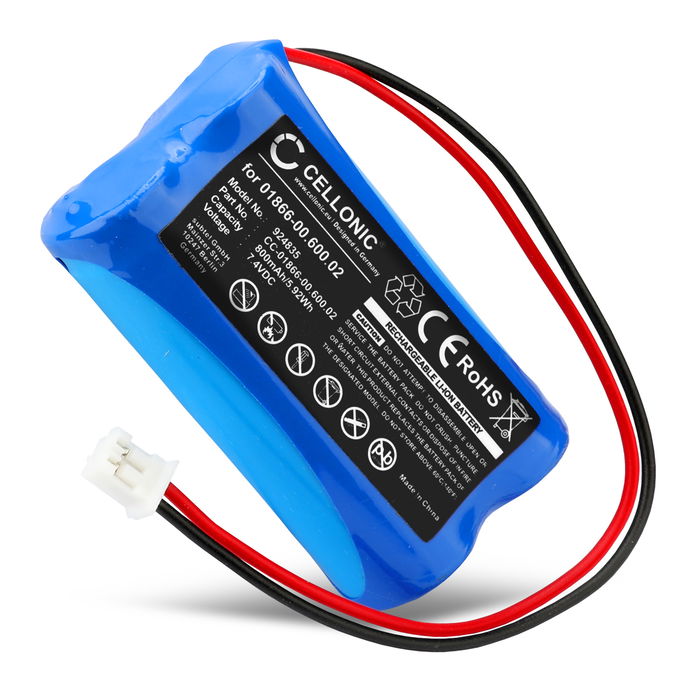Bateria Gardena 01866-00.600.02 800mAh - 01866-00.600.02, Batería recargable para herramientas Gardena C 1060 Solar Plus