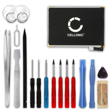 CELLONIC Phone Battery Replacement for Google Pixel 3 (G013A / G013B) + 17-Tool Phone Repair Kit - G013A-B 2900mAh